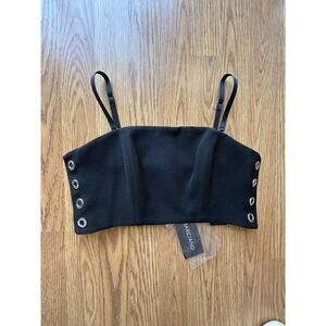 NWT Marciano Tube Top w/ Grommets and Removeable Straps
